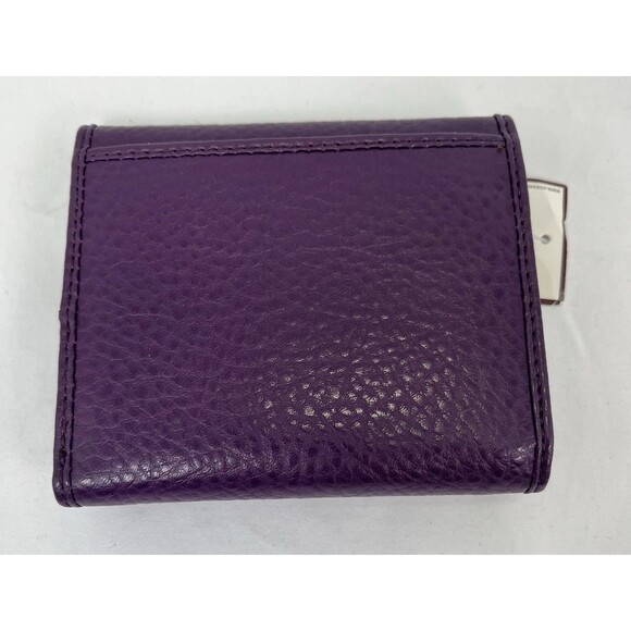 Etienne Aigner Savannah Personal Asset Sunset Purple Leather Wallet NWT Rare Vtg - Picture 3 of 16